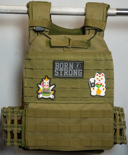 Kettlebell Lucky Cat - Patch